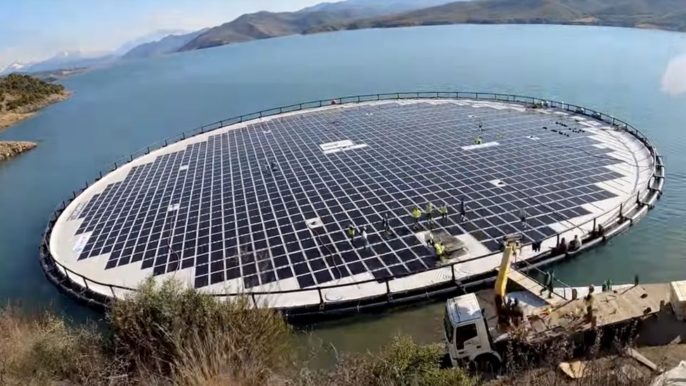 Could Floating Solar Farms Survive Out At Sea