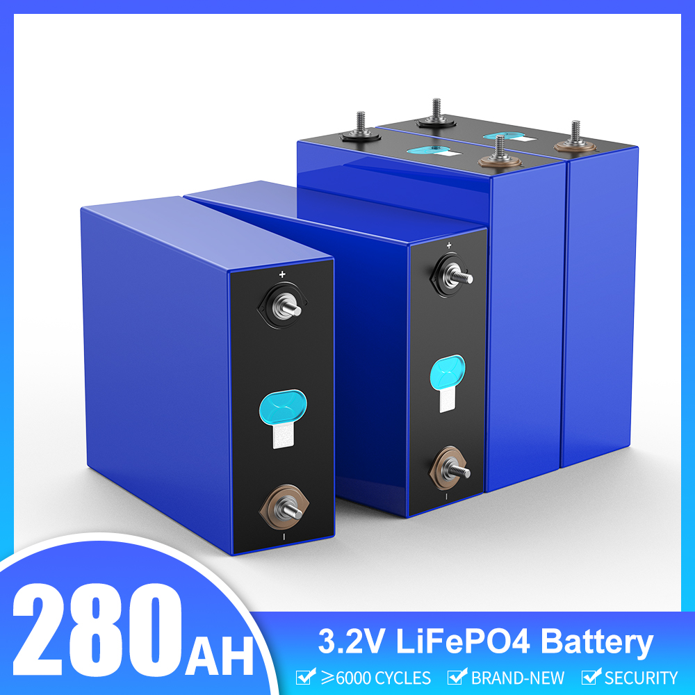 EVE 3.2V 280K LiFePO4 Lithium Ion Prismatic Battery Cells 6000 Deep Cyclies For Solar System